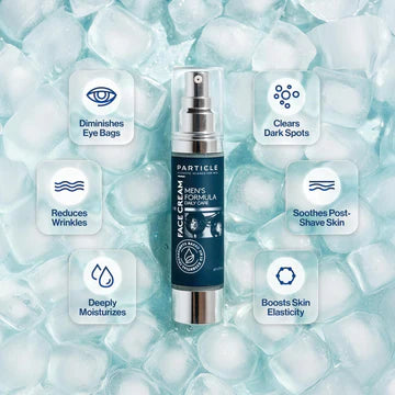 Particle 6-in-1 Face Cream for Men, Men’s Daily Hydrating Moisturizer with Vitamin C, Jojoba Oil, Vitamin E & Hyaluronic Acid
